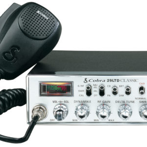 COBRA C29LTD "CLASSIC" DELUXE MOBILE CB RADIO WITH 4 PIN FRONT MIC, BUILT-IN SWR BRIDGE, RF & MIC GAIN, PA, ANL/NB FILTERS & INSTANT CHANNEL 9
