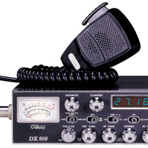 GALAXY AM/SSB 40 CHANNEL DELUXE CB RADIO WITH 5 DIGIT FREQUENCY DISPLAY, TALKBACK, ROGER BEEP, VARIABLE POWER &  BLUE LED DISPLAY