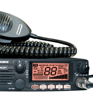 PRESIDENT - MCKINLEY DELUXE AM/SSB CB RADIO WITH SELECTABLE 3 COLOR FACE, MIC/RF GAIN, SWR CIRCUIT, TALK-BACK, ROGER BEEP,  NOAA WEATHER & PA